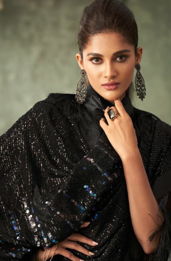 Georgette Party Wear Saree Online 06