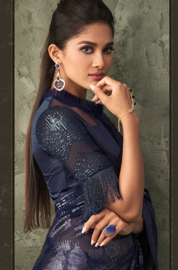 Georgette Party Wear Saree Online 08