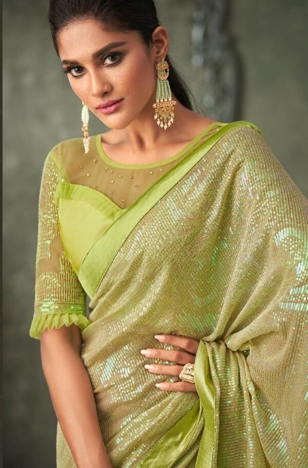 Georgette Party Wear Saree Online 11