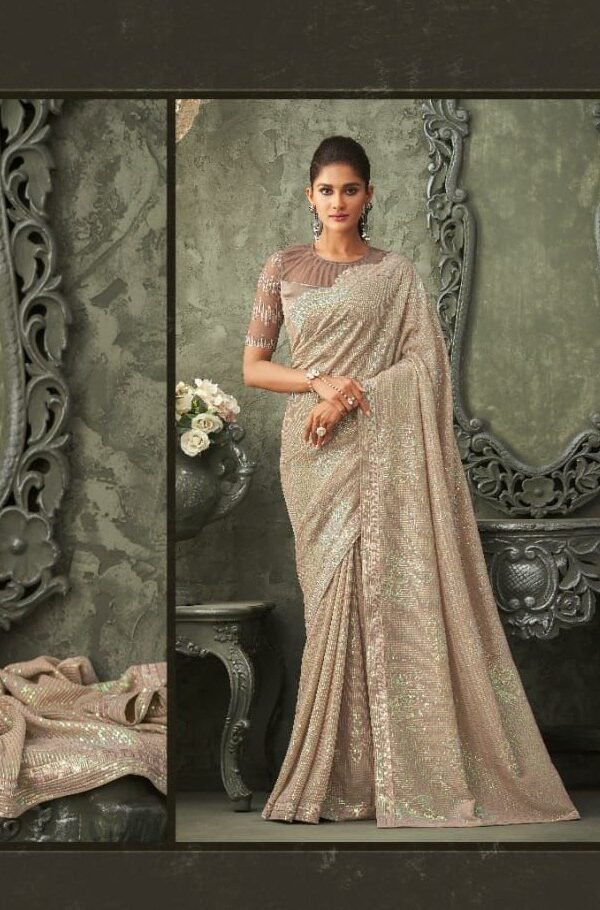 Georgette Party Wear Saree Online 02