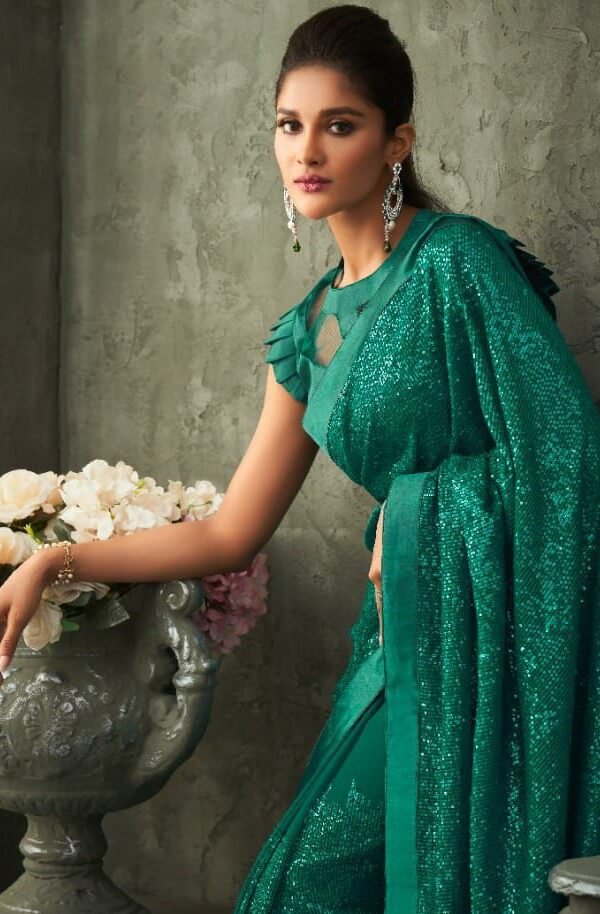 Georgette Party Wear Saree Online 03