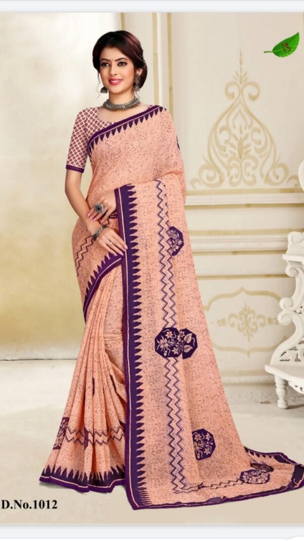 Heavy Chiffon Printed Sarees Online Shopping 19