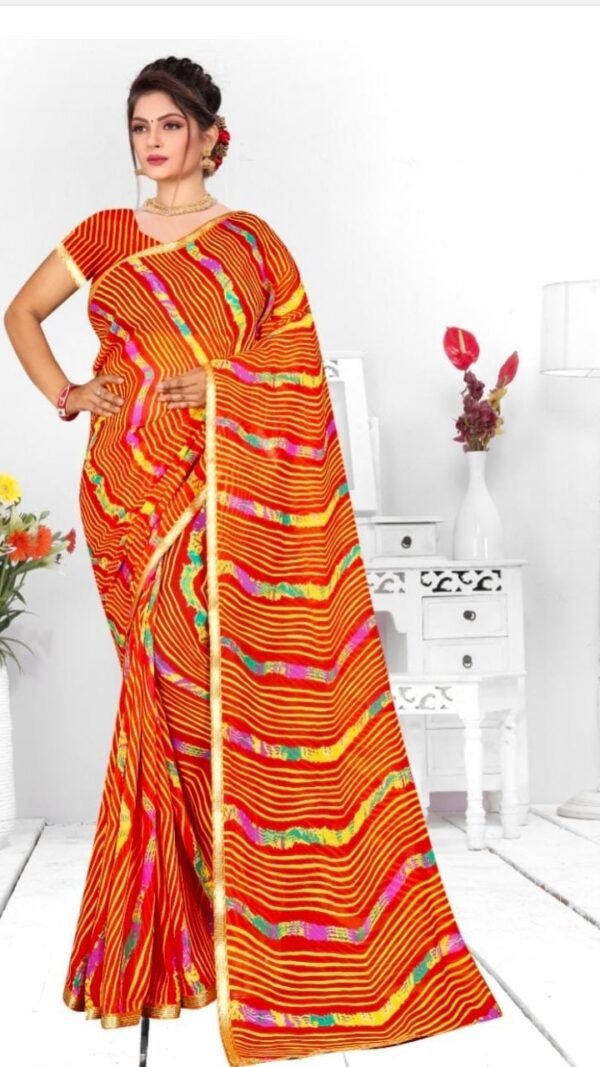 Heavy Chiffon Printed Sarees Online Shopping 06