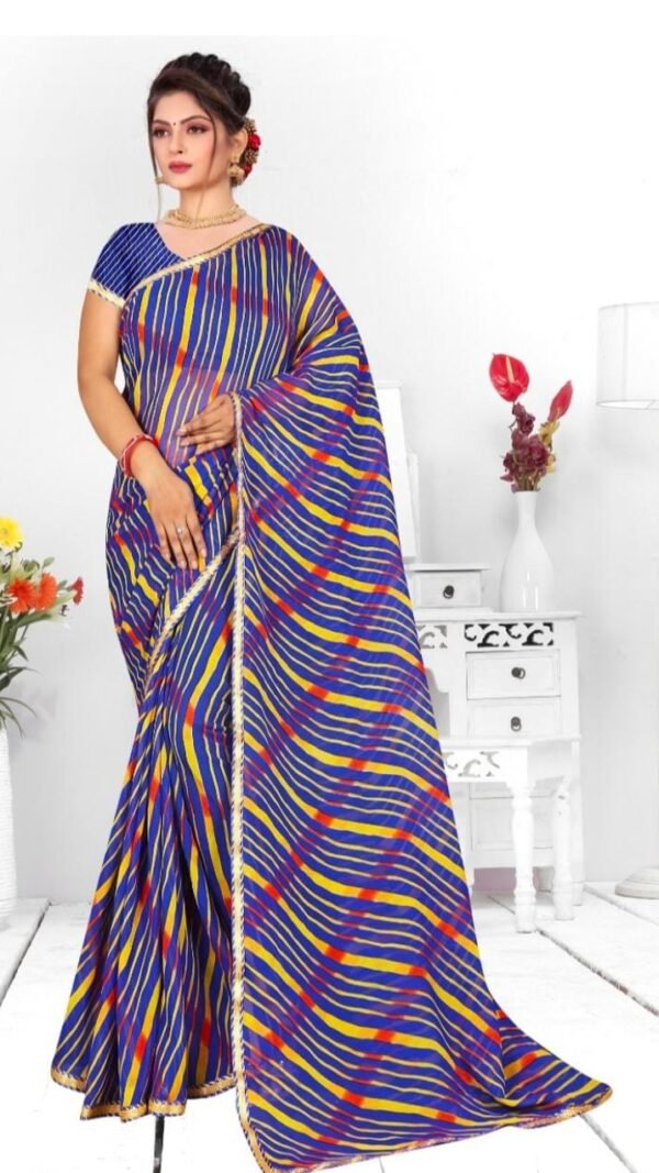 Heavy Chiffon Printed Sarees Online Shopping 09