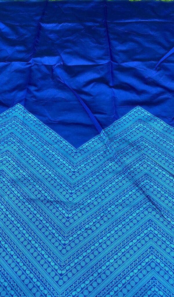 Jacquard Woven Soft Litchi Silk Saree