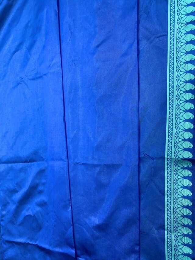 Jacquard Woven Soft Litchi Silk Saree