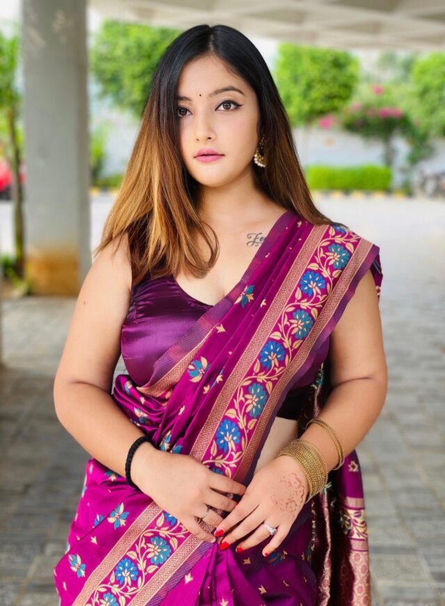 Kanchipuram Pure Silk Handloom Saree with Pure Jari 01