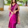 Kanchipuram Pure Silk Handloom Saree with Pure Jari 01