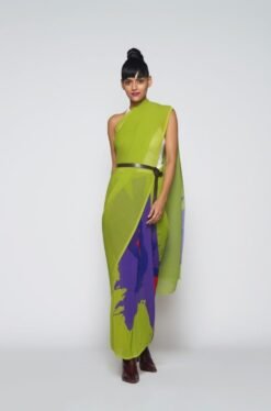 New Trendy Digital Print Soft Pure Georgette Saree 06