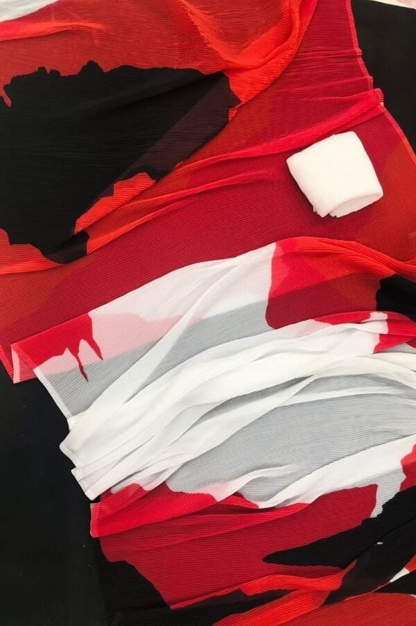 New Trendy Digital Print Soft Pure Georgette Saree 05