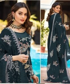 Pakistani Fox Georgette with Embroidery Sequence Work 04
