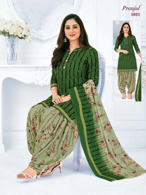 Buy Pranjul Readymade dress Cotton Brown Salwar Suit for Women, Office wear,  College wear (628) at Amazon.in