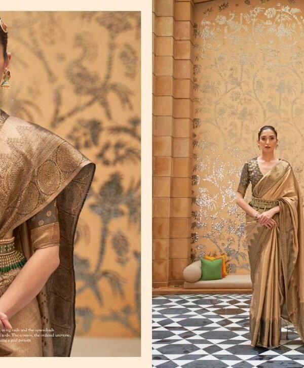 Pure Zari Weaved Base Silk Saree 03