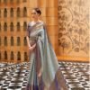 Pure Zari Weaved Base Silk Saree 04