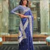 Rich Pure Silk Fabric With Dual Shade Weaving Saree 06