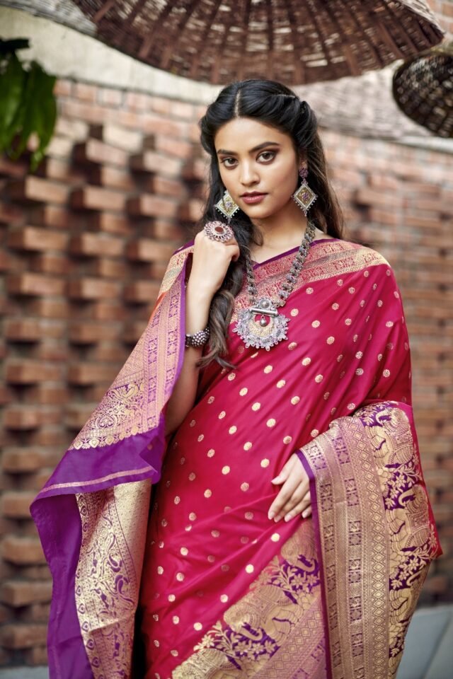 Soft Banarasi Silk Weaving Saree 01