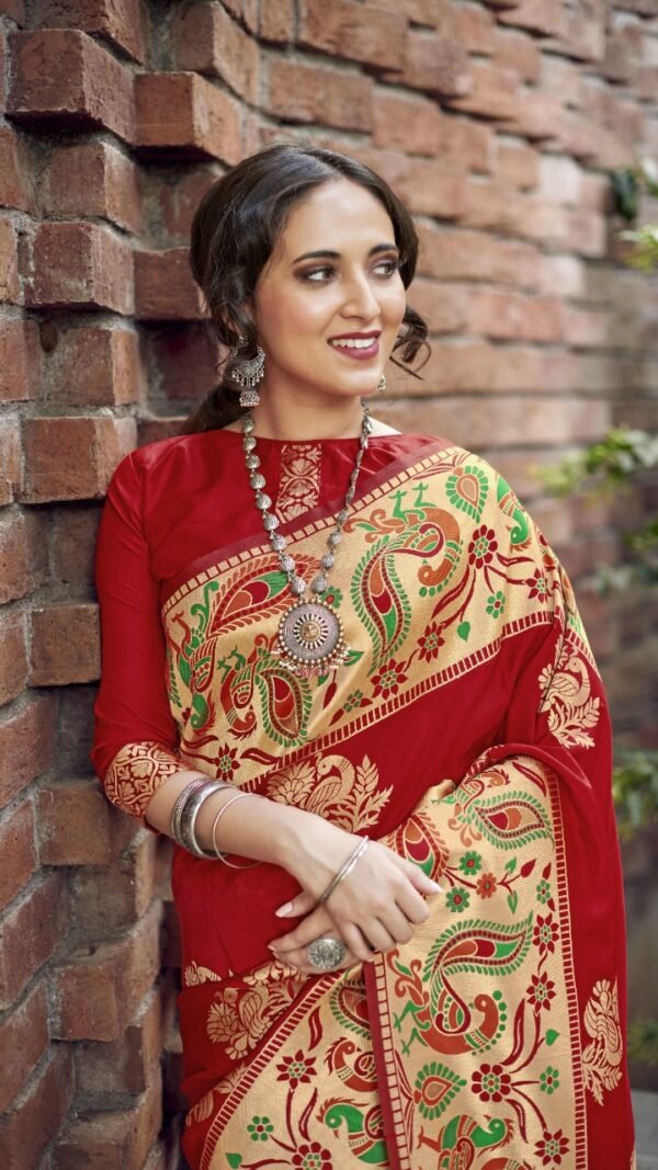 Soft Banarasi Silk Weaving Saree 02