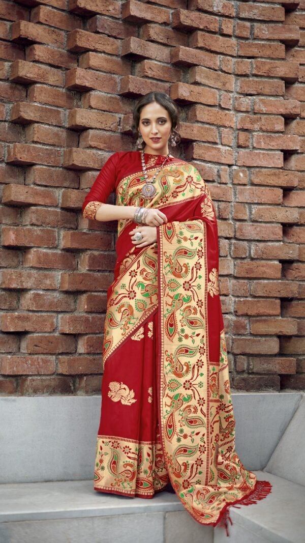 Soft Banarasi Silk Weaving Saree 02