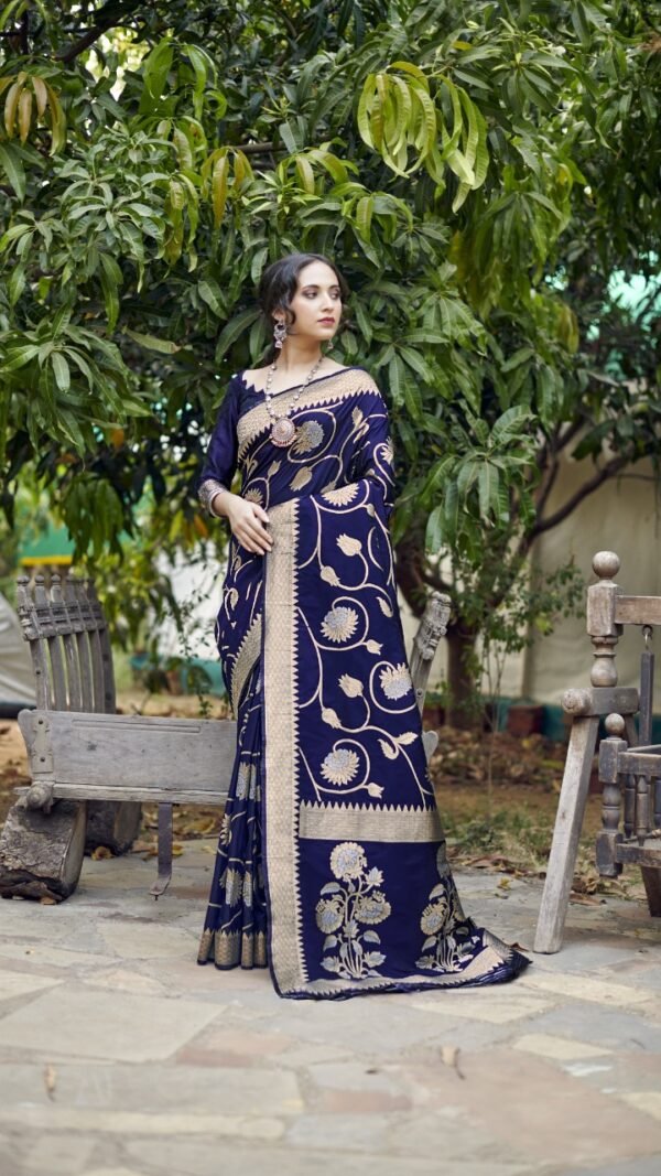 Soft Banarasi Silk Weaving Saree 03