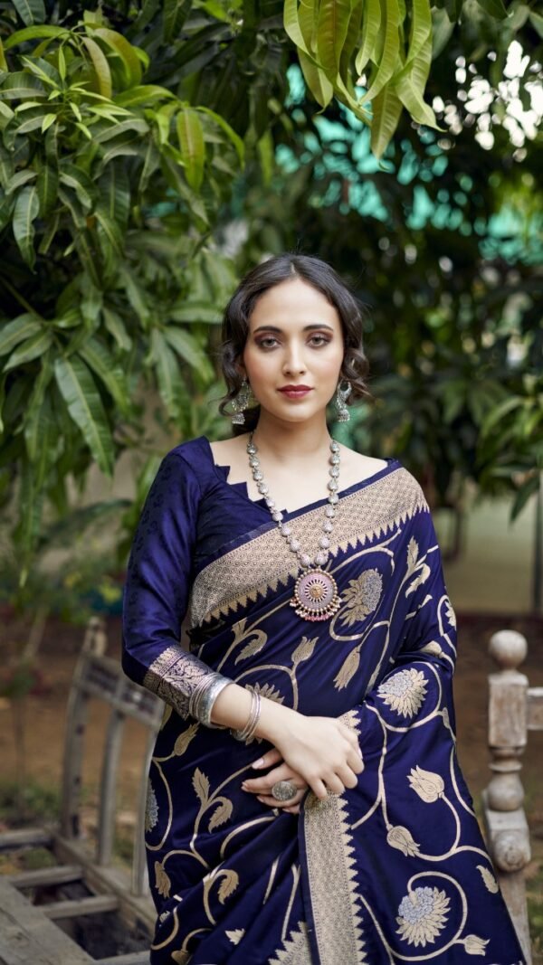 Soft Banarasi Silk Weaving Saree 03