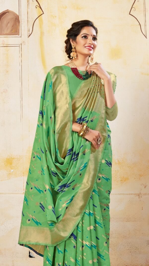 Soft Cotton with Mina Weaving Saree 01