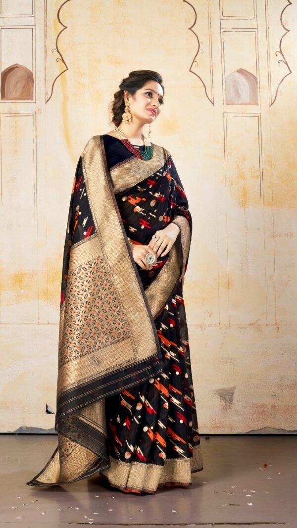 Soft Cotton with Mina Weaving Saree 05