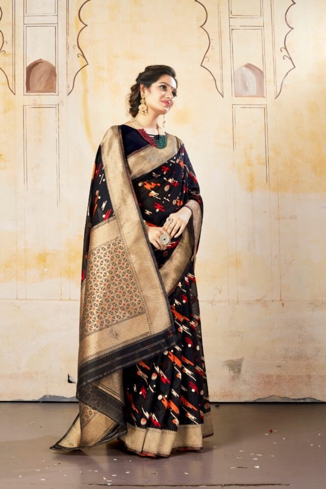 Soft Cotton with Mina Weaving Saree 05