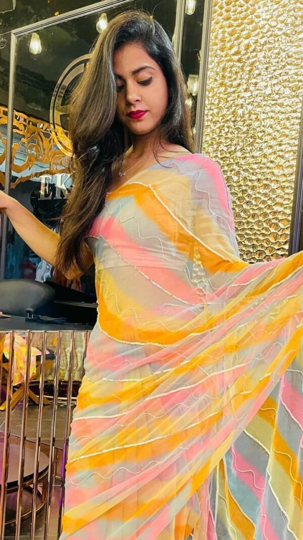 Soft Georgette with Digital Print Saree 01