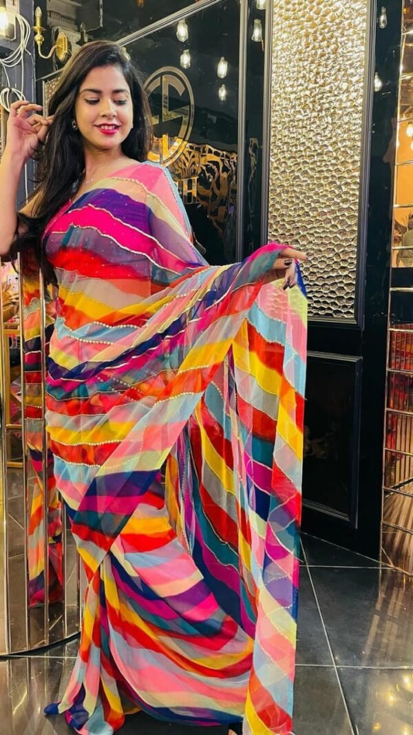 Soft Georgette with Digital Print Saree 02