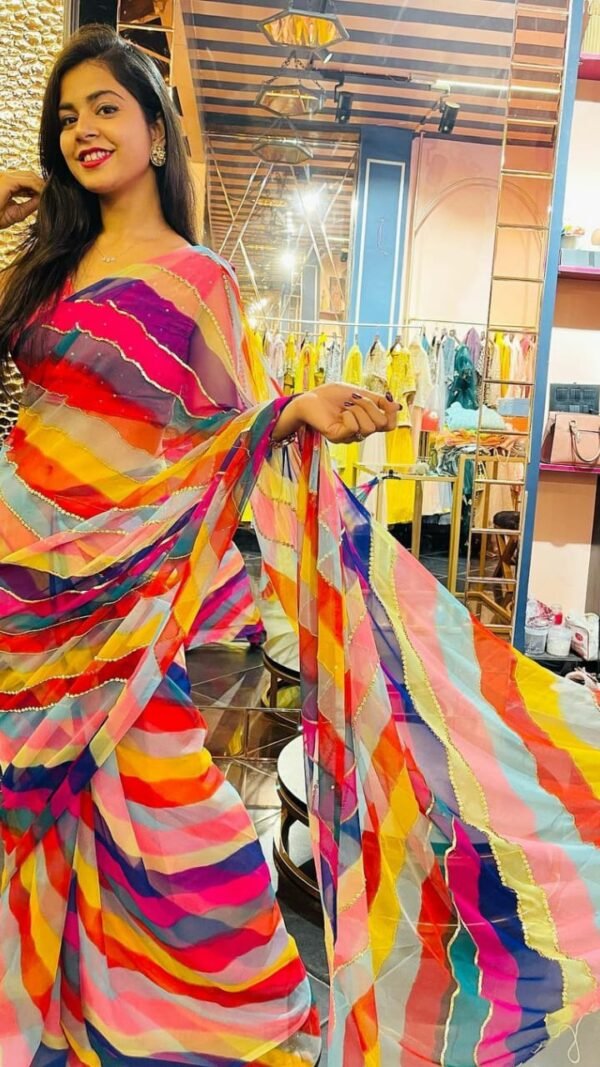 Soft Georgette with Digital Print Saree 02