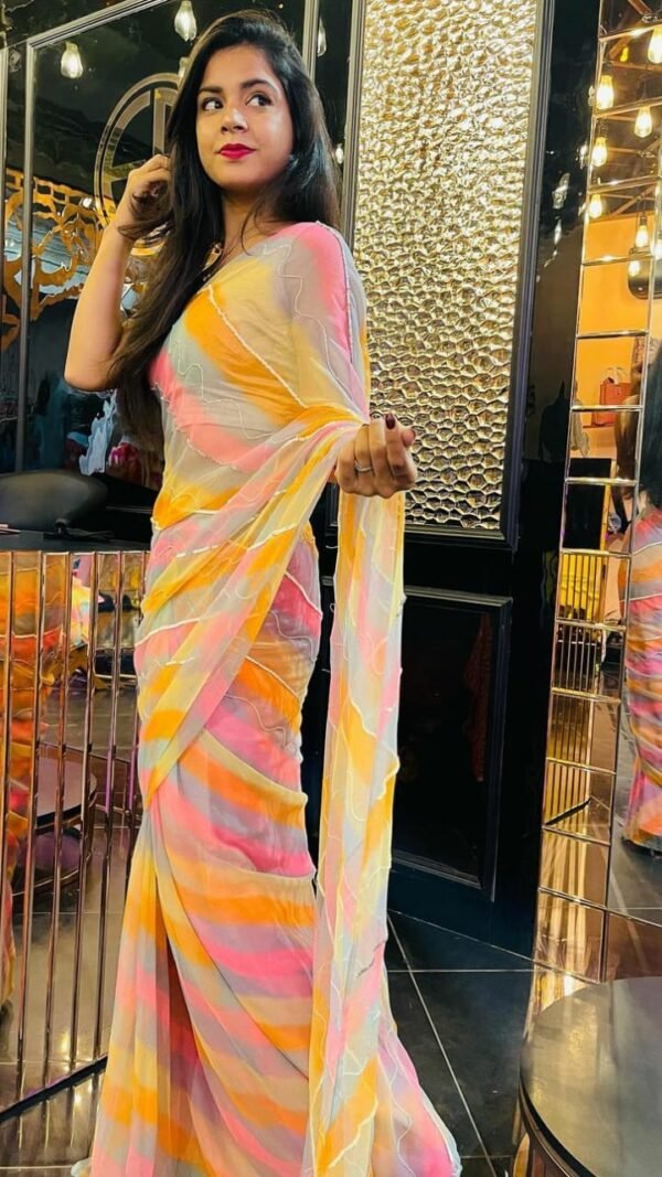 Soft Georgette with Digital Print Saree 01