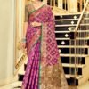 Traditional Soft Zari Weaving Silk Patola Saree 04