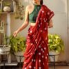 Mal Mal Chanderi With Digital Print Saree 02