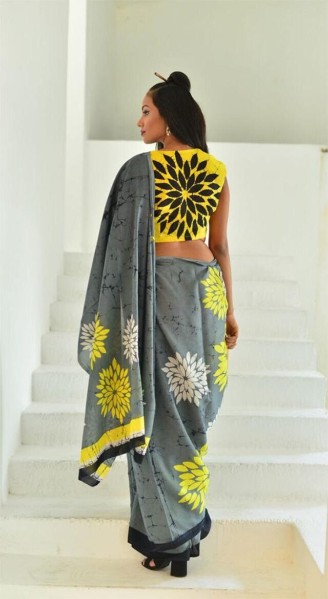 Exclusive Pure Satin Silk Saree Online India 04
