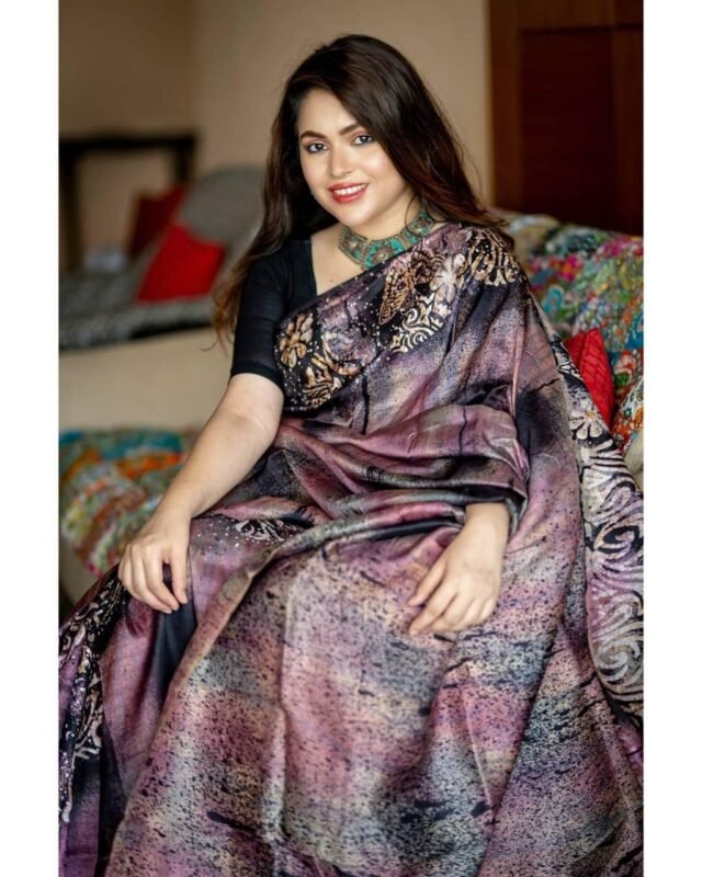 Exclusive Pure Satin Silk Saree Online India 07