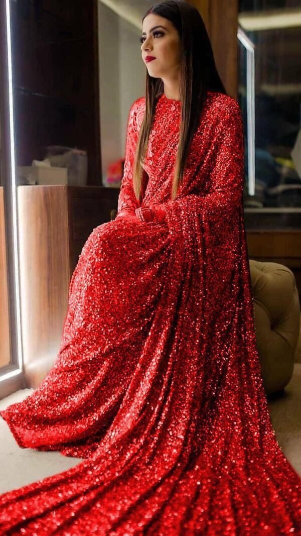 Soft Silk Color Work Weightless Saree 02