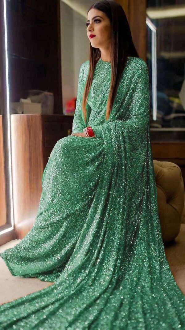 Soft Silk Color Work Weightless Saree 03