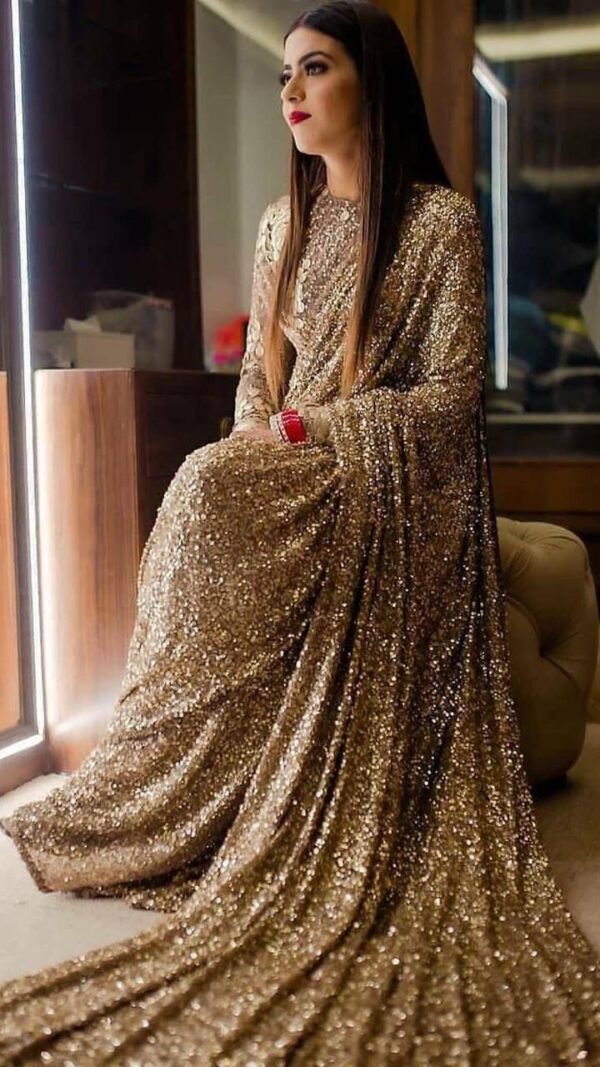 Soft Silk Color Work Weightless Saree 06