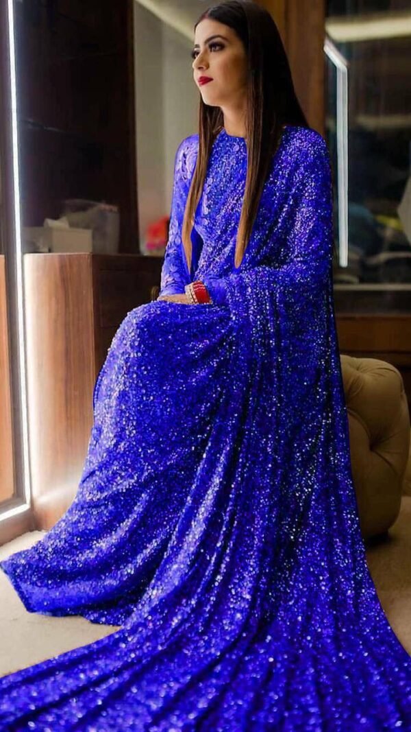 Soft Silk Color Work Weightless Saree 07