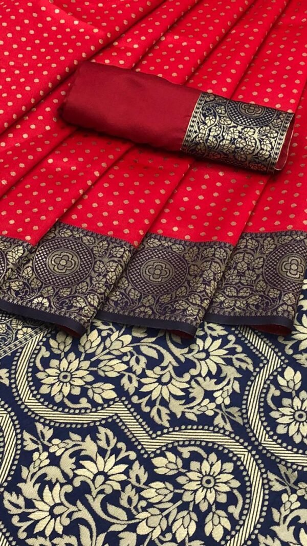 Soft Lichi Silk Saree Jacquard 02