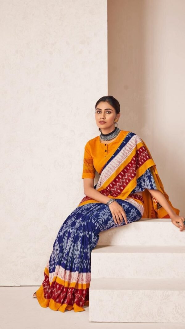 Exclusive Mul Mul Cotton Handloom Print Saree 04