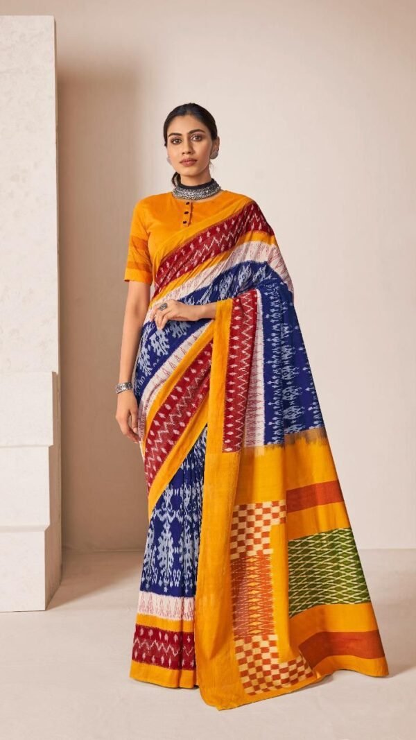 Exclusive Mul Mul Cotton Handloom Print Saree 04