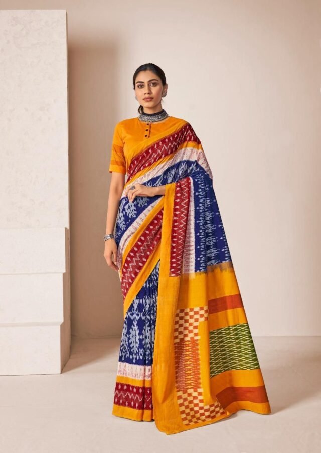 Exclusive Mul Mul Cotton Handloom Print Saree 04