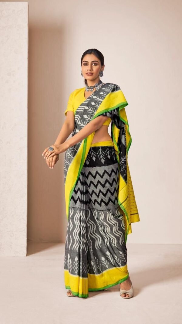 Exclusive Mul Mul Cotton Handloom Print Saree 05