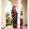 Exclusive Mul Mul Cotton Handloom Print Saree 16