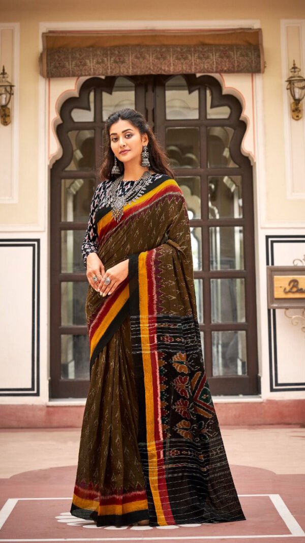 Exclusive Mul Mul Cotton Handloom Print Saree 20