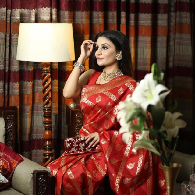 Lichi Silk Saree Online