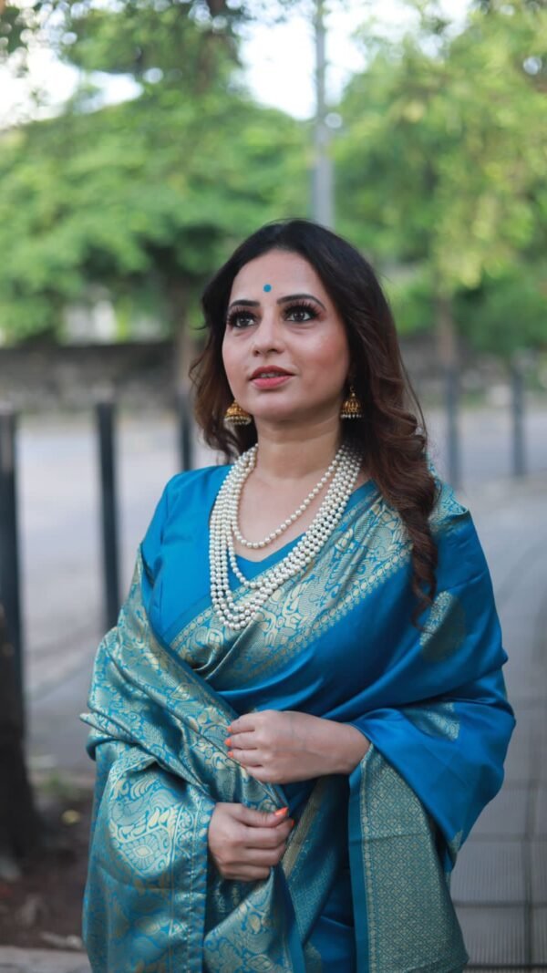 Exclusive Soft Lichi Silk Saree Online 01