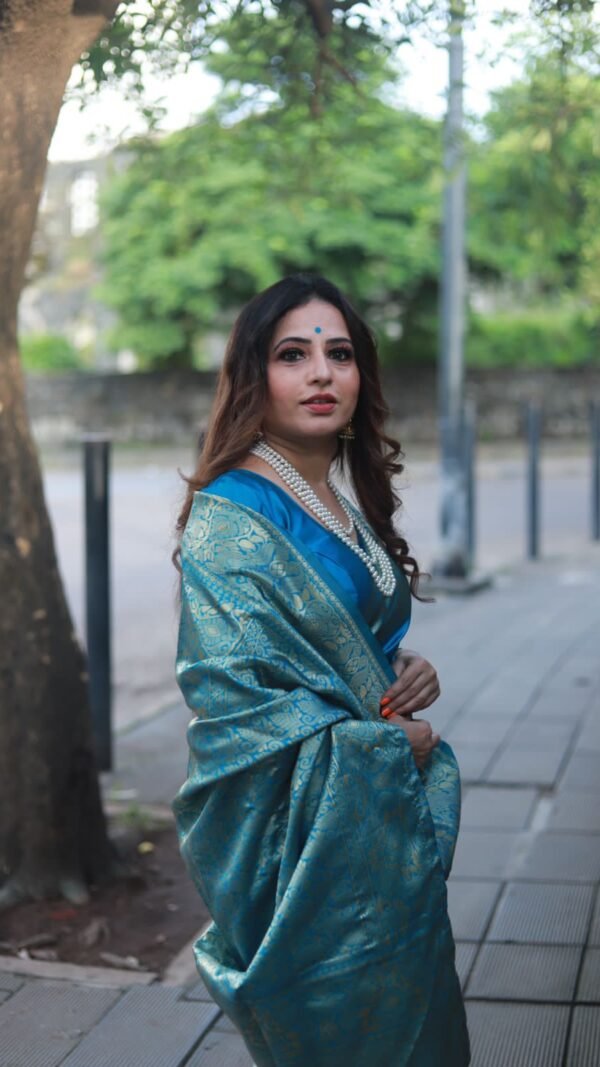 Exclusive Soft Lichi Silk Saree Online 01