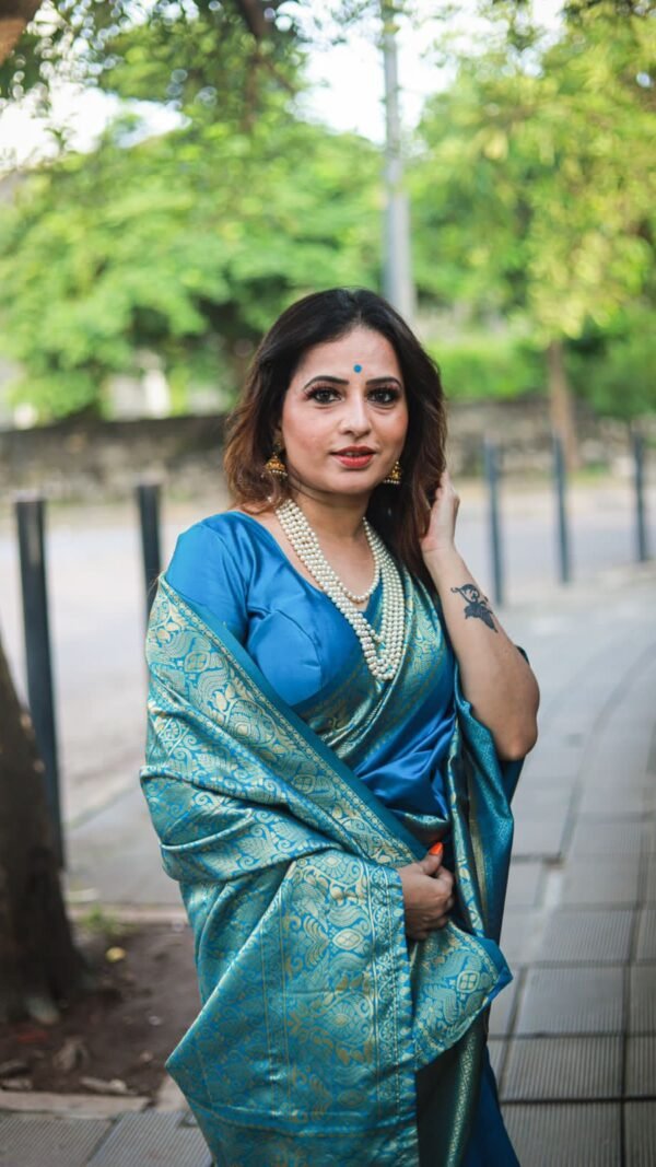 Exclusive Soft Lichi Silk Saree Online 01